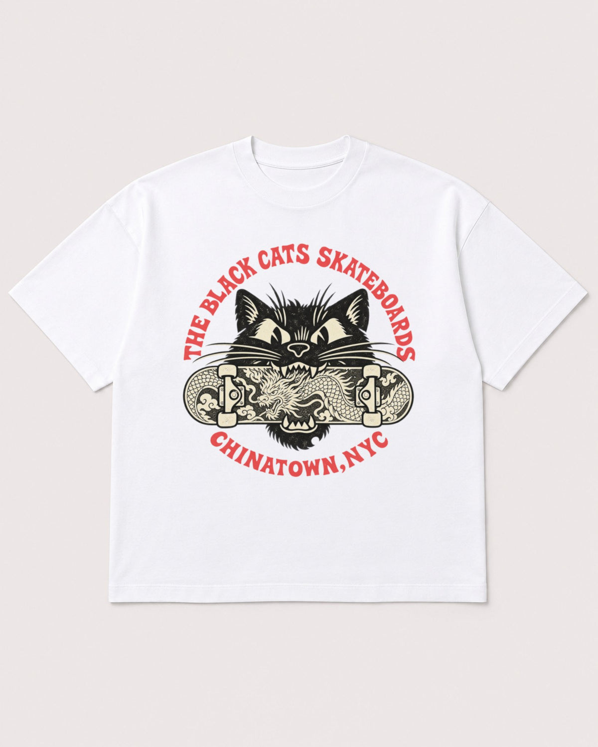 Mockup Boxy Heavyweight Tee White product