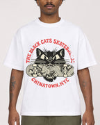 Mockup Boxy Heavyweight Tee White male close-up 24
