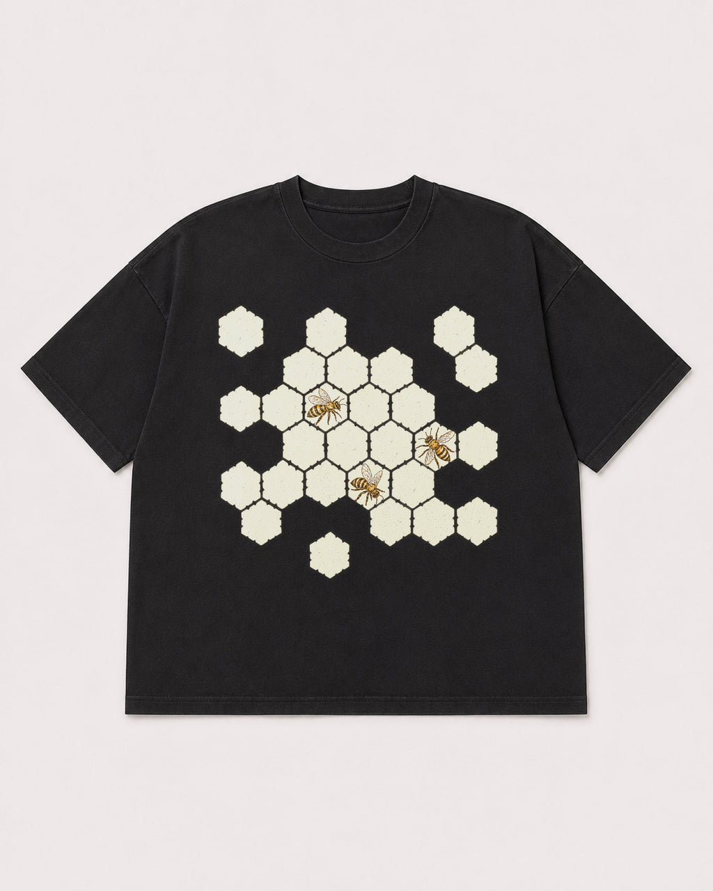 Mockup Boxy Heavyweight Tee Black product