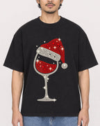 Mockup Boxy Heavyweight Tee Black male close-up 02