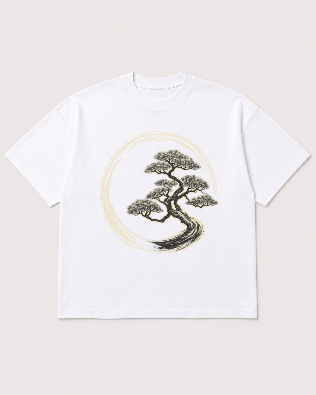 Mockup Boxy Heavyweight Tee White product