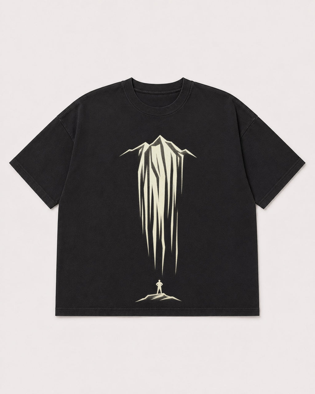 Mockup Boxy Heavyweight Tee Black product
