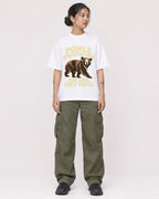 Mockup Boxy Heavyweight Tee White female full-body 12