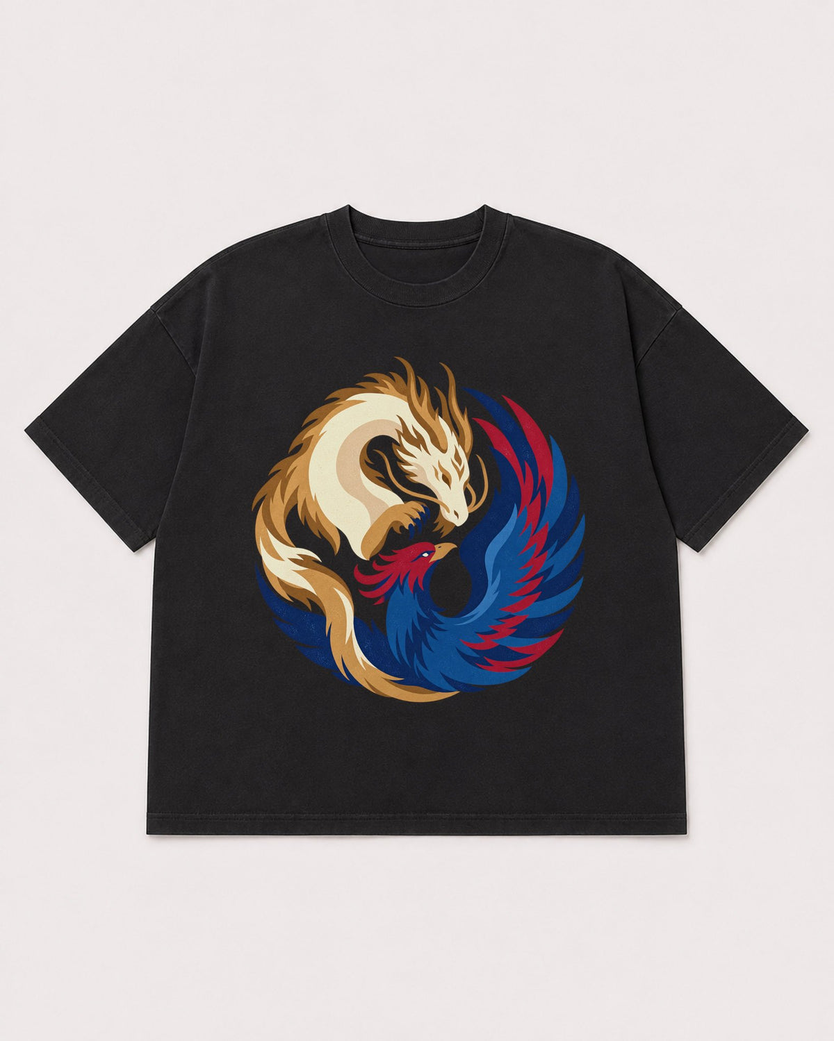 Mockup Boxy Heavyweight Tee Black product