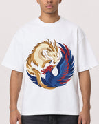 Mockup Boxy Heavyweight Tee White male close-up 50