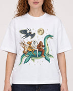 Mockup Boxy Heavyweight Tee White female close-up 09