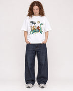 Mockup Boxy Heavyweight Tee White female full-body 09