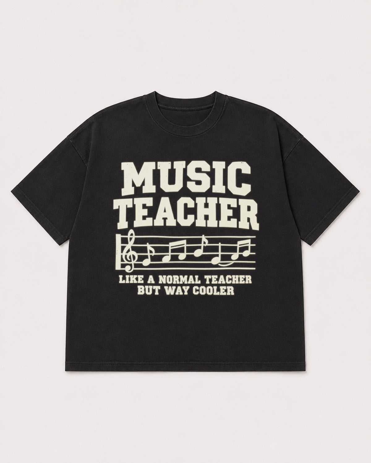 Mockup Boxy Heavyweight Tee Black product