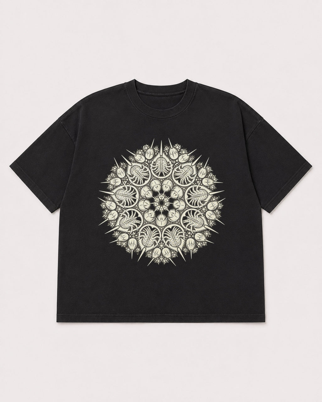 Mockup Boxy Heavyweight Tee Black product