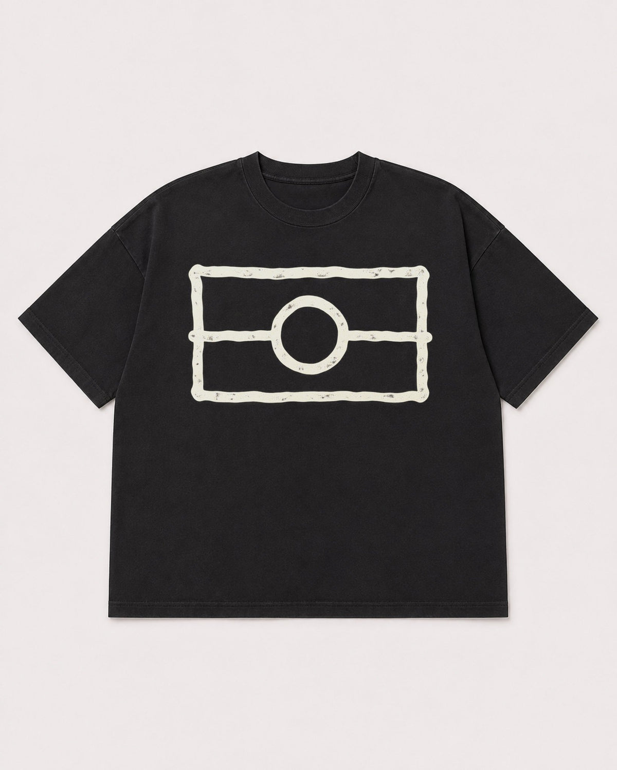 Mockup Boxy Heavyweight Tee Black product