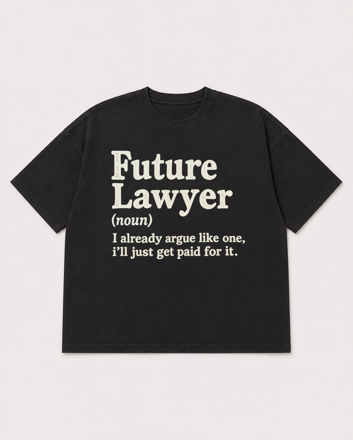 Mockup Boxy Heavyweight Tee Black product