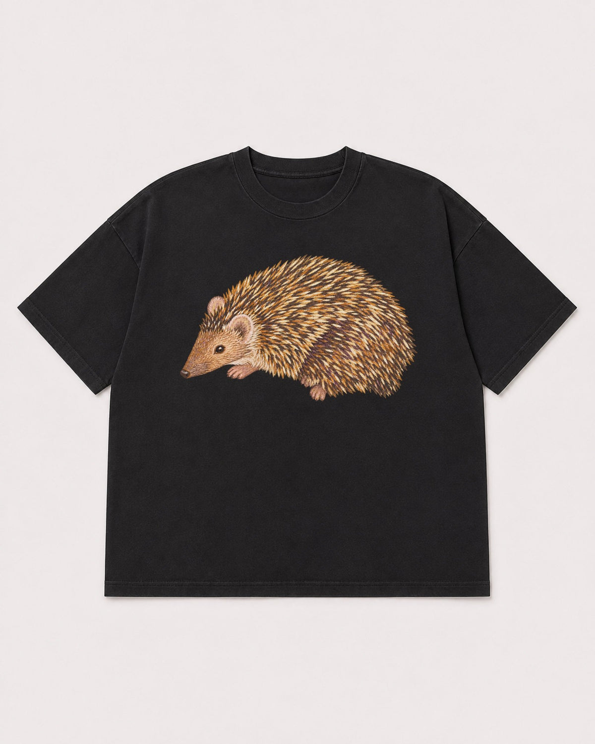 Mockup Boxy Heavyweight Tee Black product