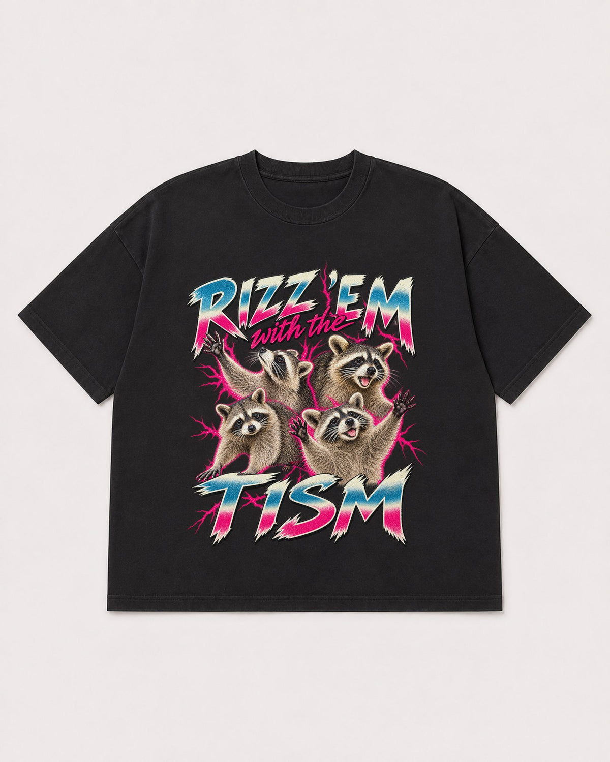 Mockup Boxy Heavyweight Tee Black product