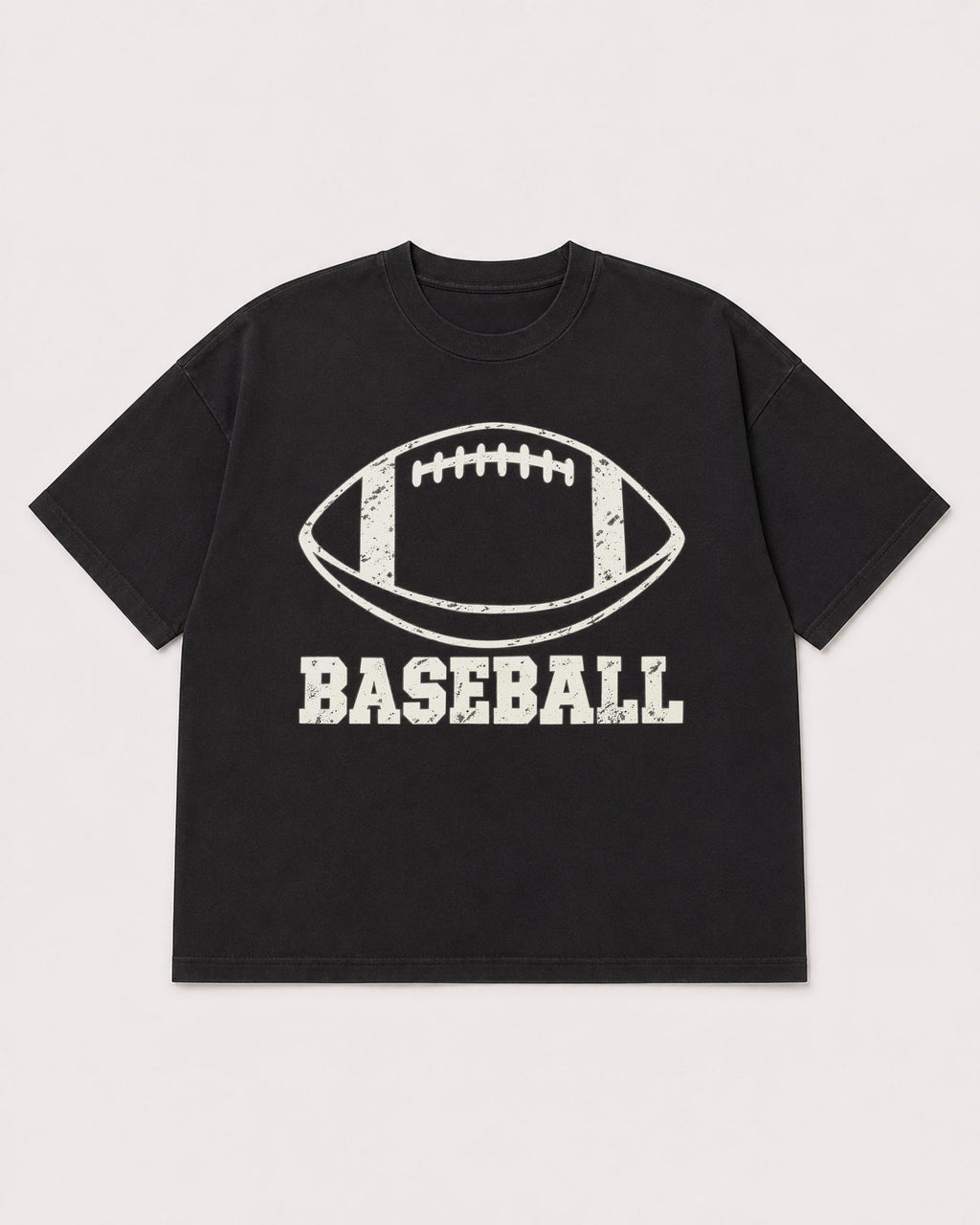 Mockup Boxy Heavyweight Tee Black product