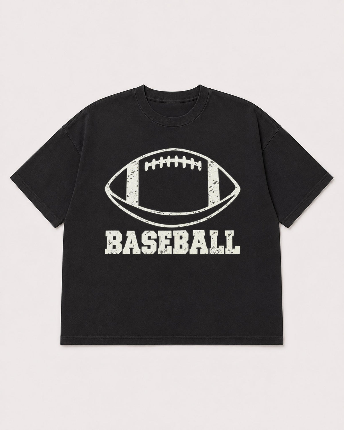 Mockup Boxy Heavyweight Tee Black product