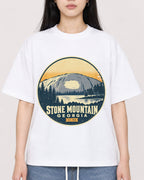 Mockup Boxy Heavyweight Tee White female close-up 01