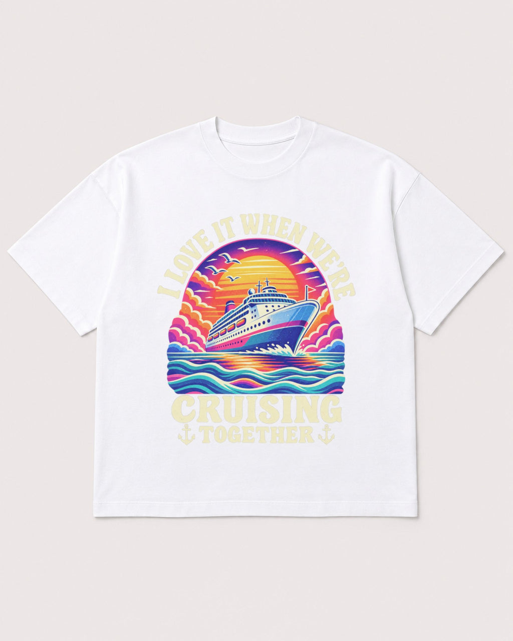 Mockup Boxy Heavyweight Tee White product