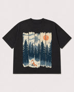 Mockup Boxy Heavyweight Tee Black product