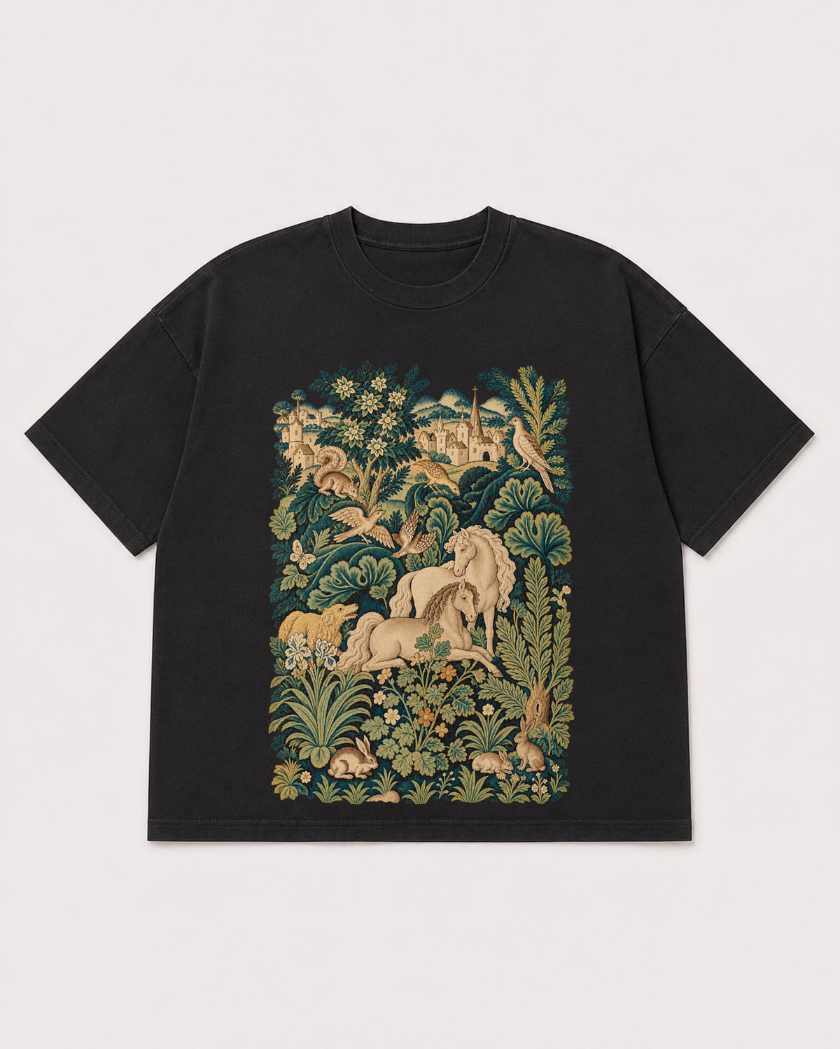 Mockup Boxy Heavyweight Tee Black product