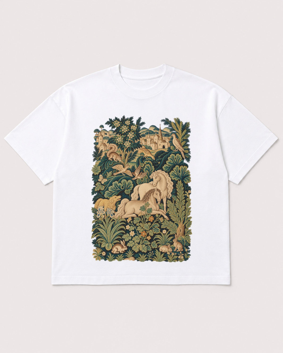Mockup Boxy Heavyweight Tee White product