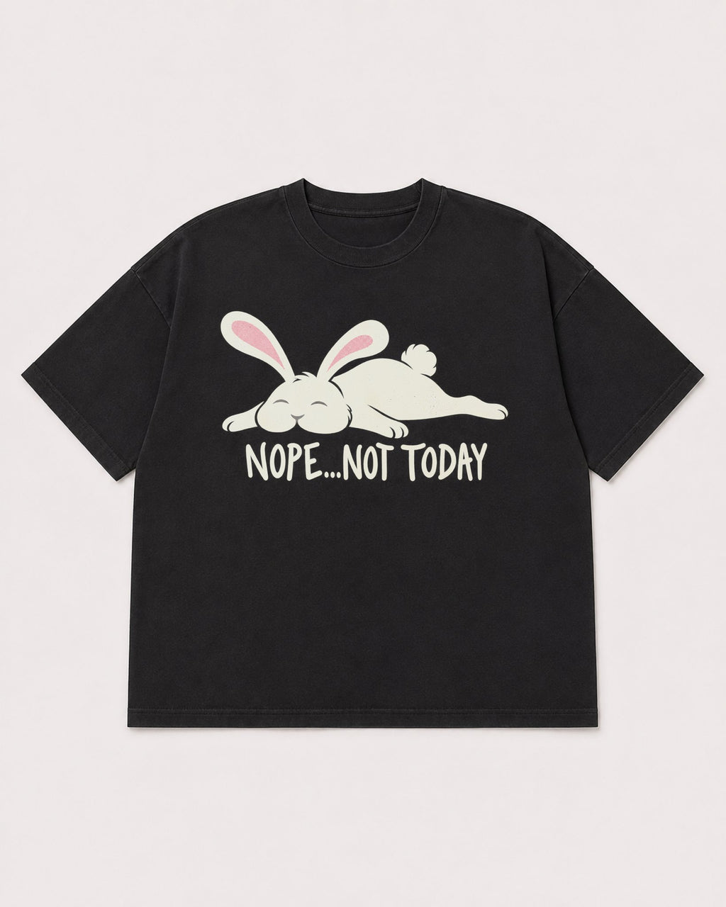 Mockup Boxy Heavyweight Tee Black product