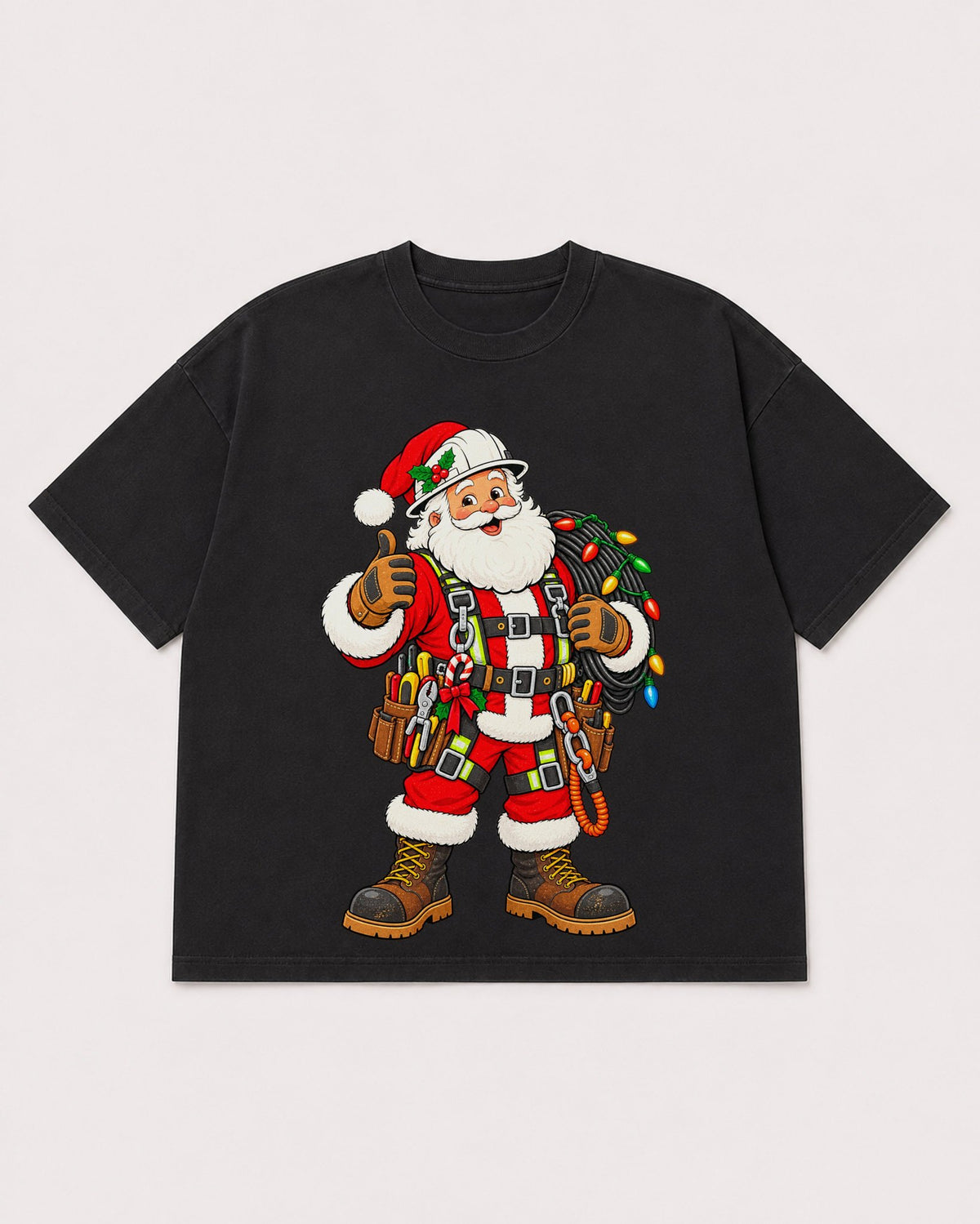 Mockup Boxy Heavyweight Tee Black product