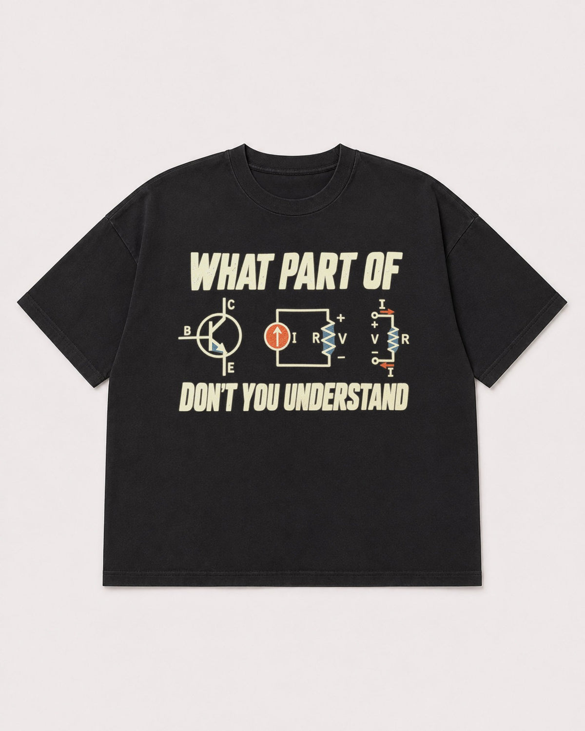 Mockup Boxy Heavyweight Tee Black product