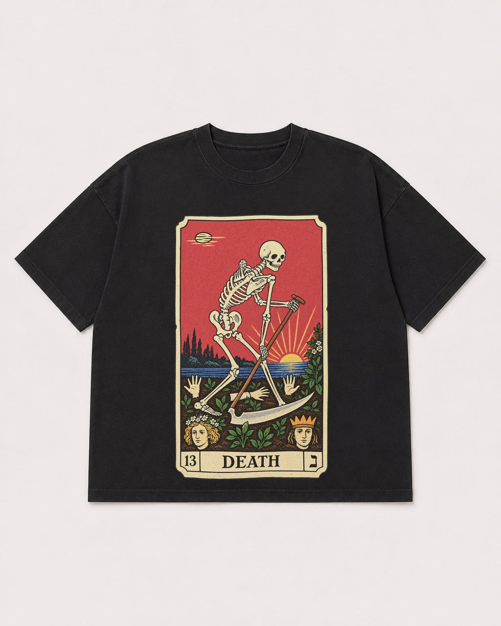 Mockup Boxy Heavyweight Tee Black product