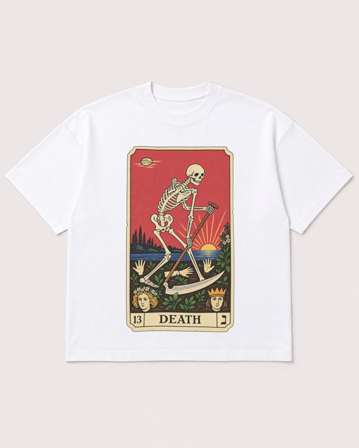 Mockup Boxy Heavyweight Tee White product