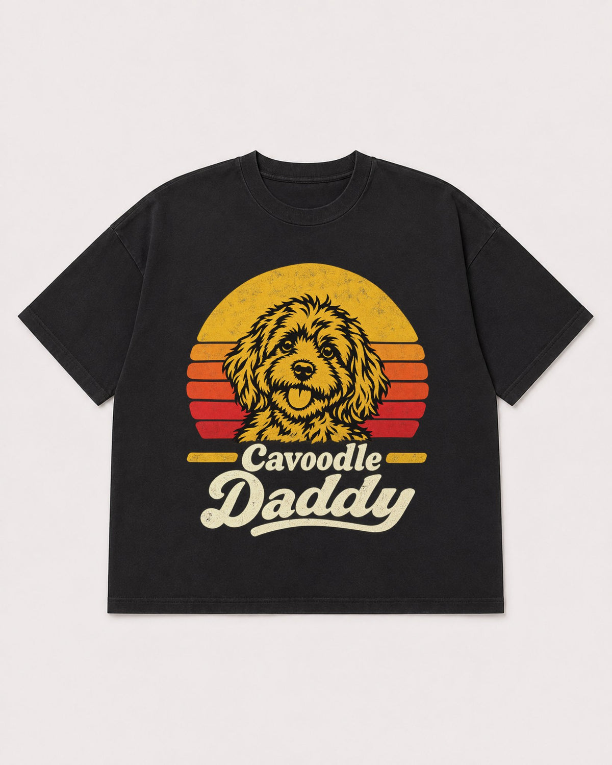 Mockup Boxy Heavyweight Tee Black product