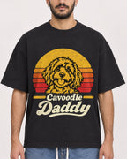 Mockup Boxy Heavyweight Tee Black male close-up 07