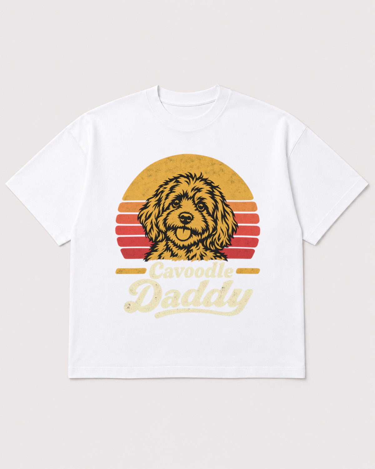 Mockup Boxy Heavyweight Tee White product