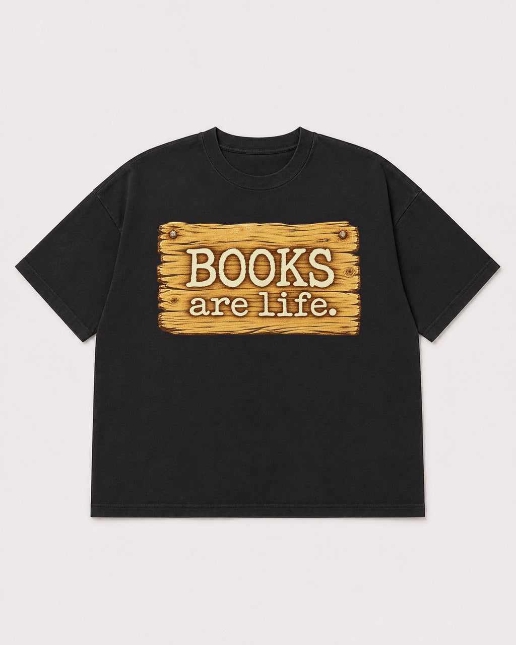 Mockup Boxy Heavyweight Tee Black product