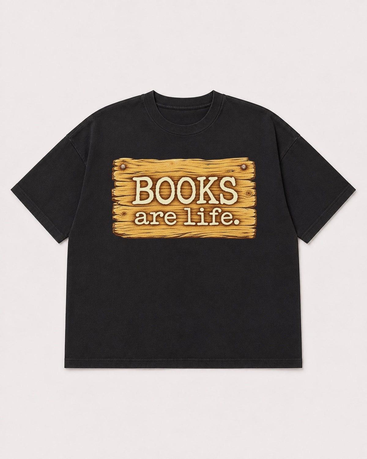 Mockup Boxy Heavyweight Tee Black product