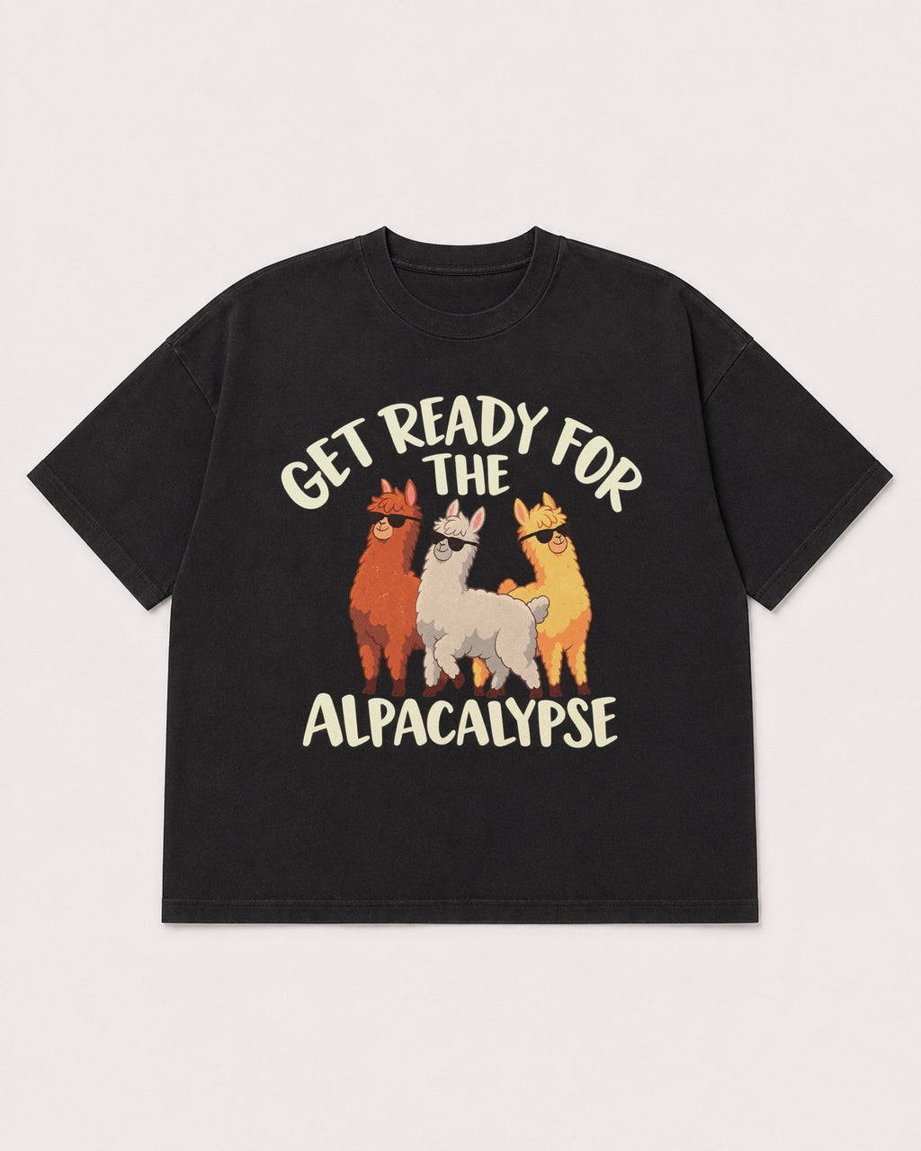 Mockup Boxy Heavyweight Tee Black product