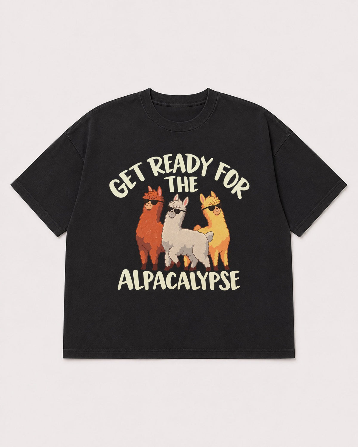 Mockup Boxy Heavyweight Tee Black product