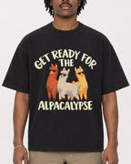 Mockup Boxy Heavyweight Tee Black male close-up 04