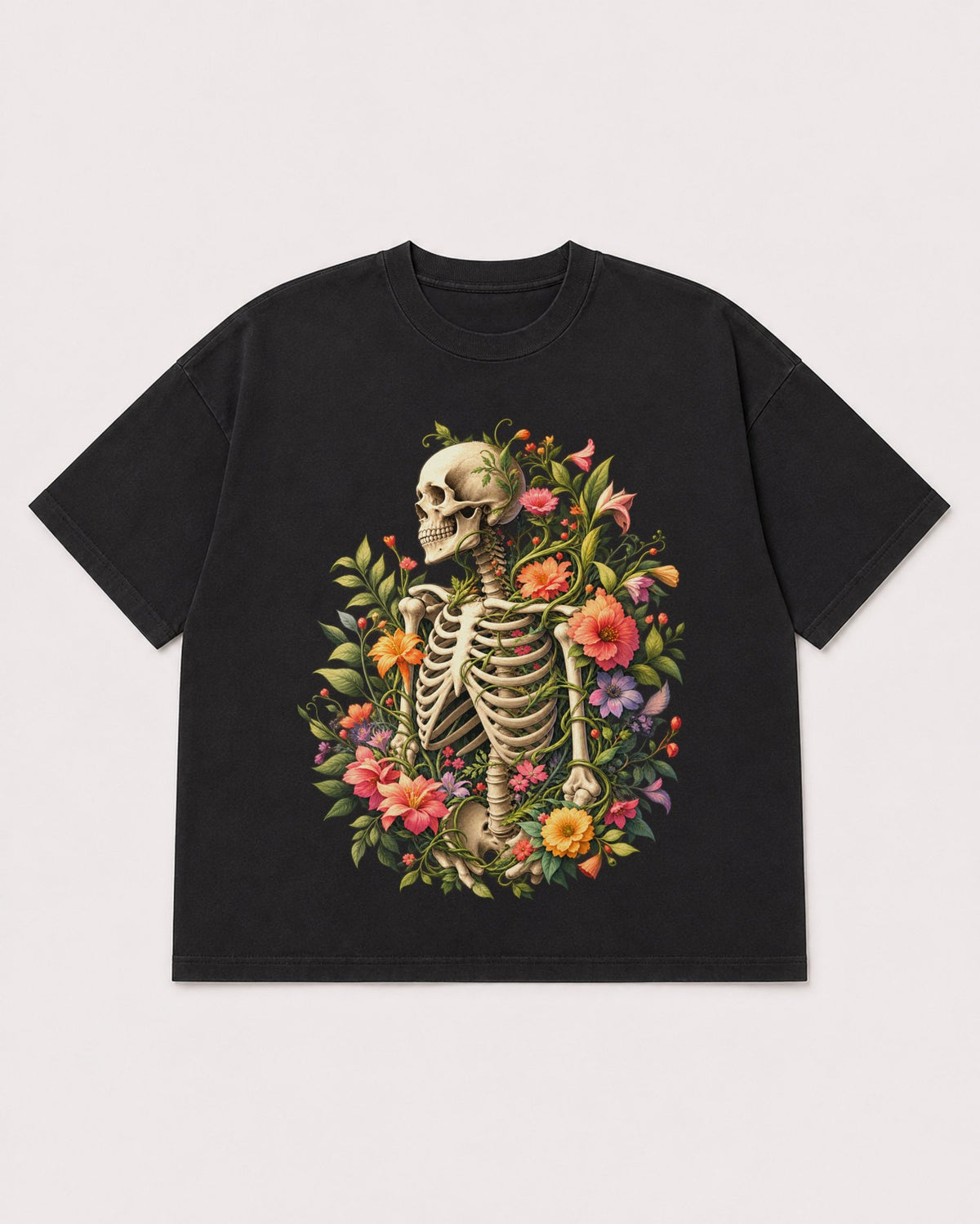 Mockup Boxy Heavyweight Tee Black product