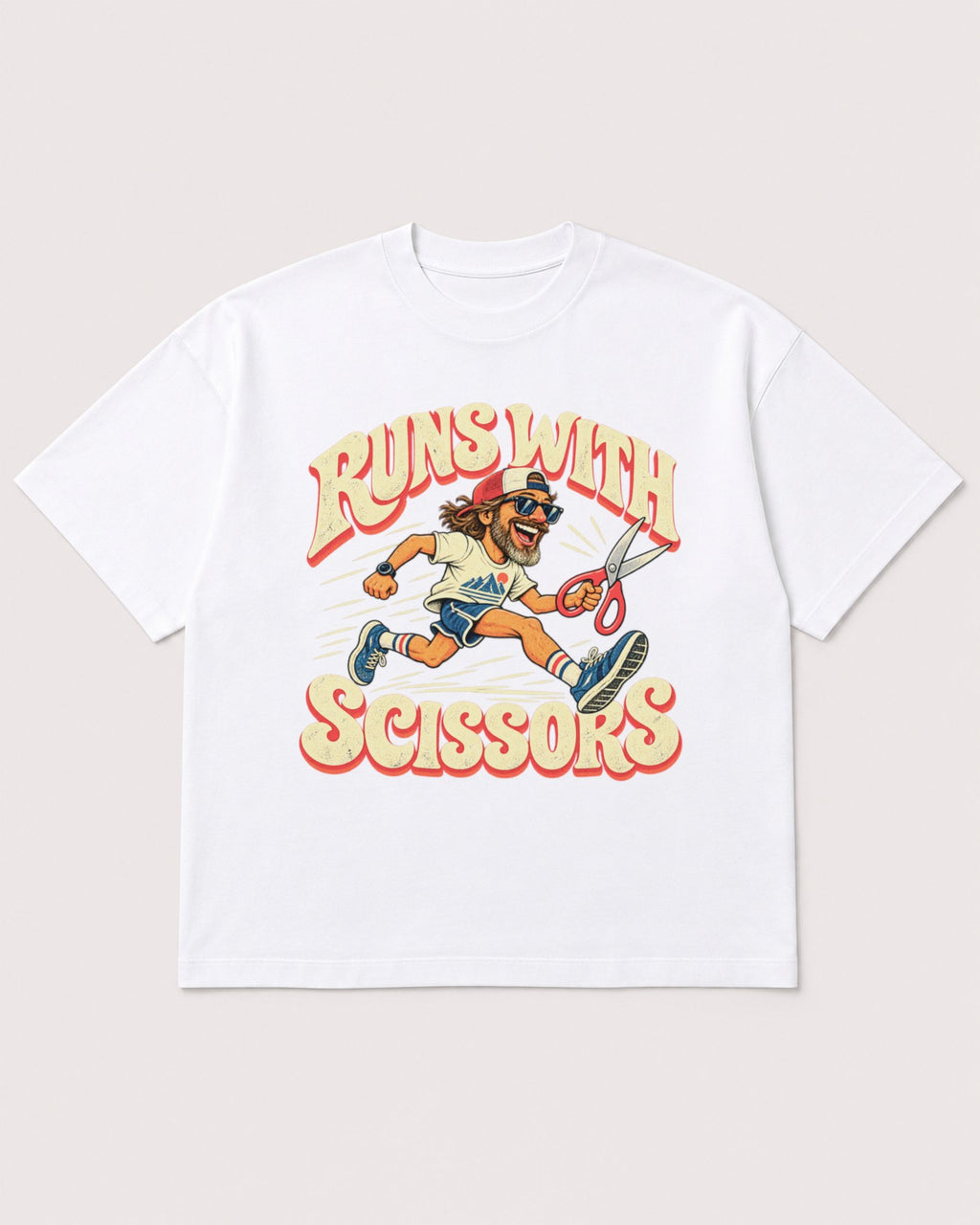 Mockup Boxy Heavyweight Tee White product