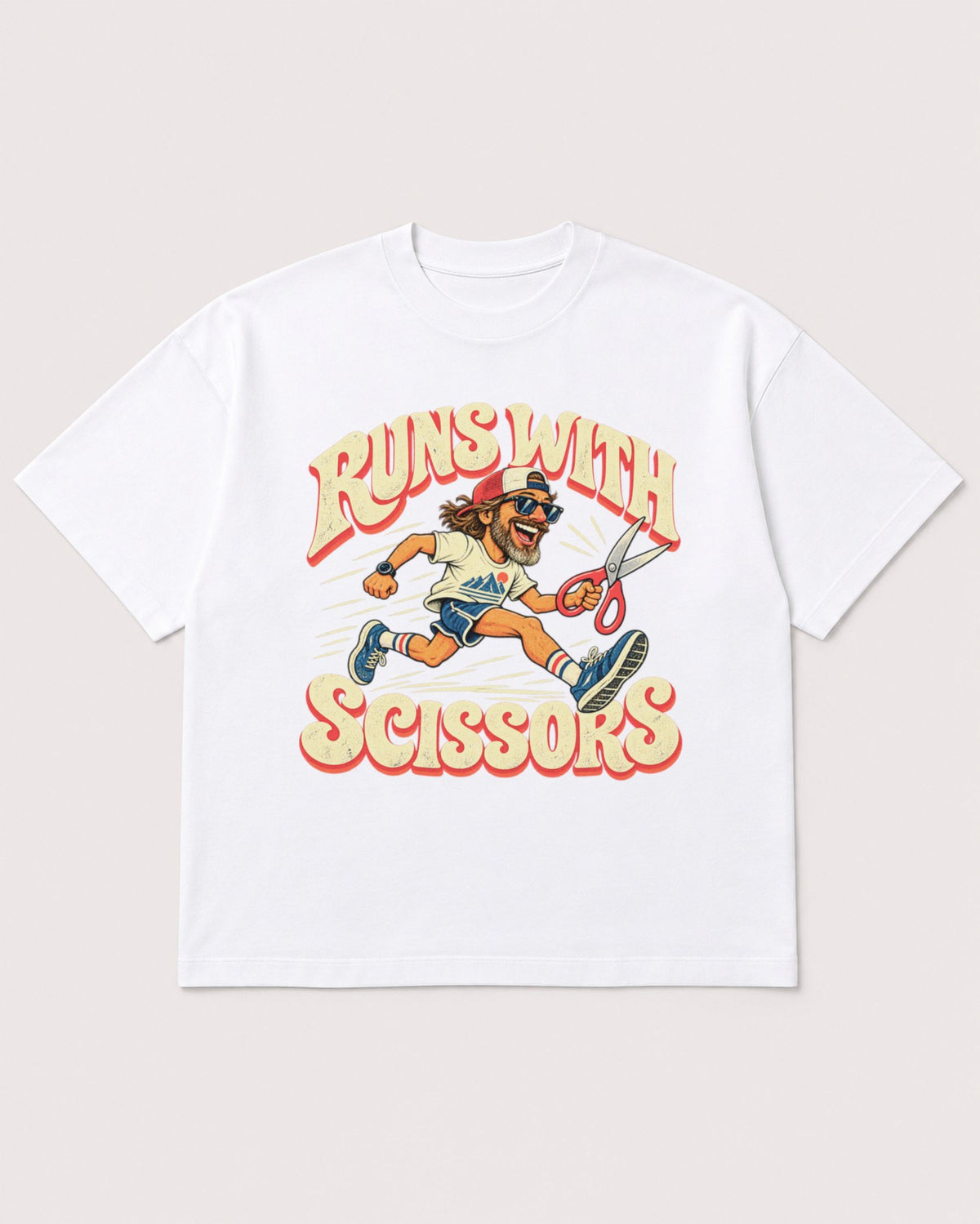 Mockup Boxy Heavyweight Tee White product