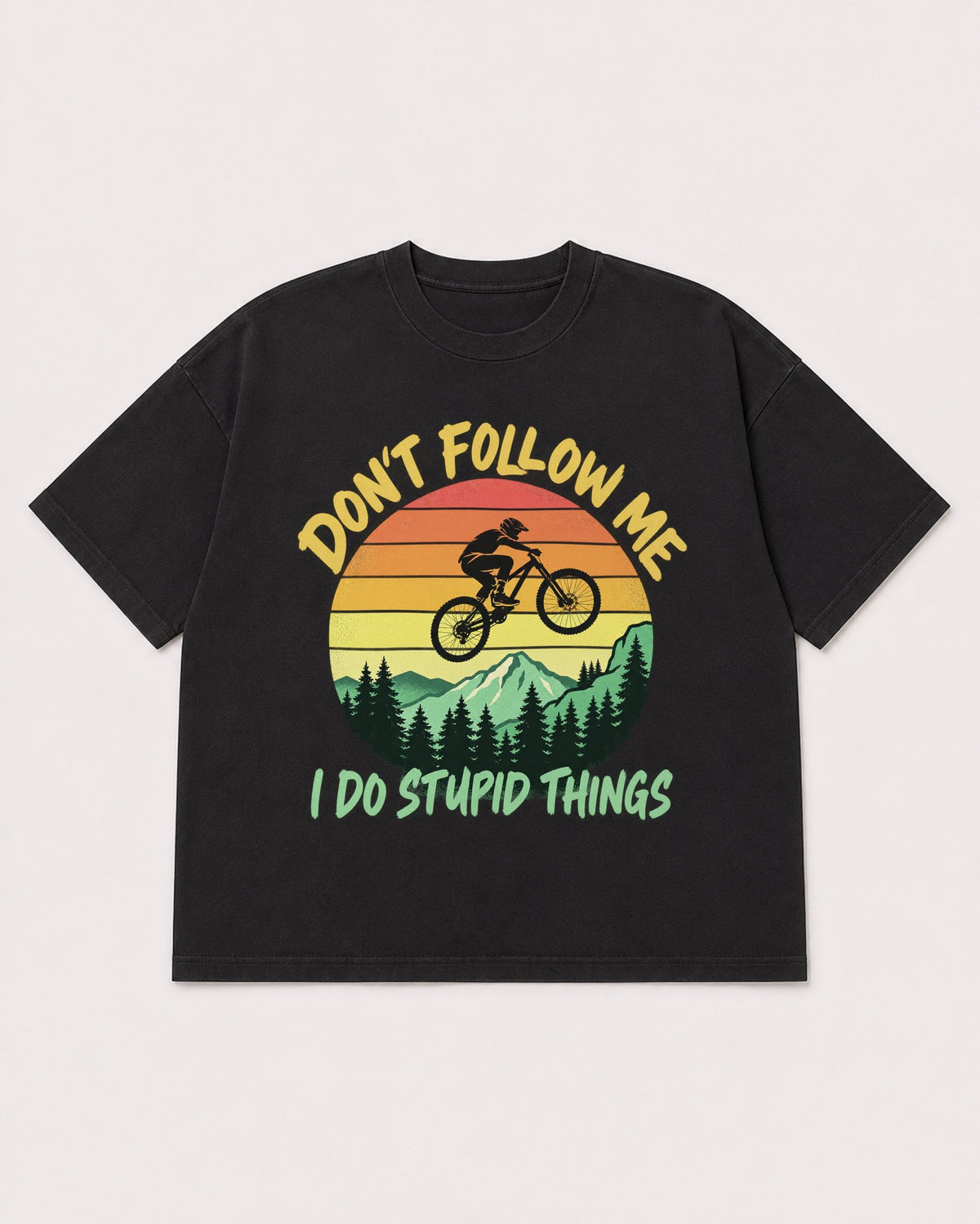 Mockup Boxy Heavyweight Tee Black product