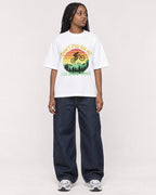 Mockup Boxy Heavyweight Tee White female full-body 04