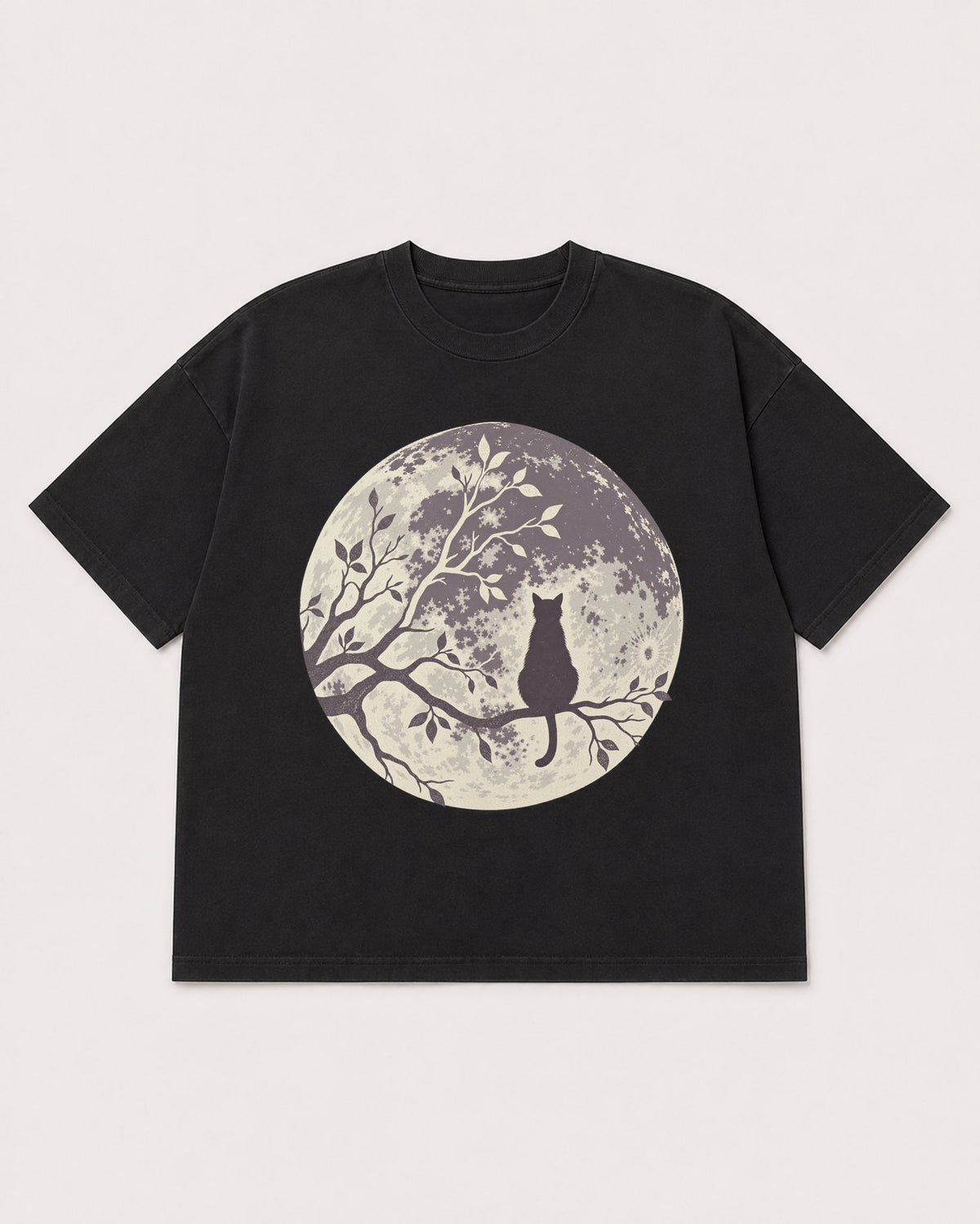 Mockup Boxy Heavyweight Tee Black product