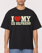 Mockup Boxy Heavyweight Tee Black male close-up 10