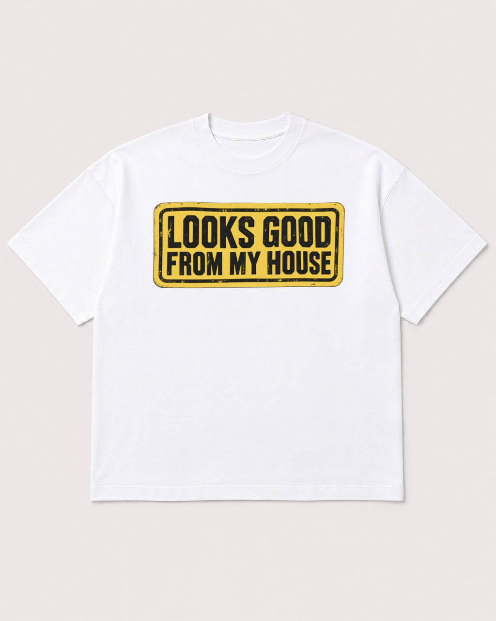 Mockup Boxy Heavyweight Tee White product