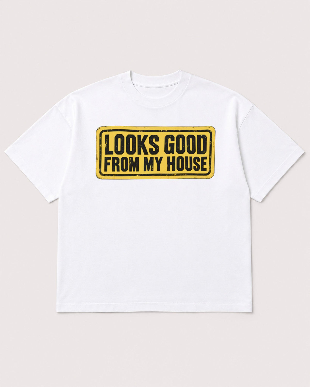 Mockup Boxy Heavyweight Tee White product