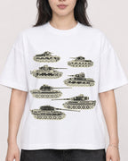 Mockup Boxy Heavyweight Tee White female close-up 13