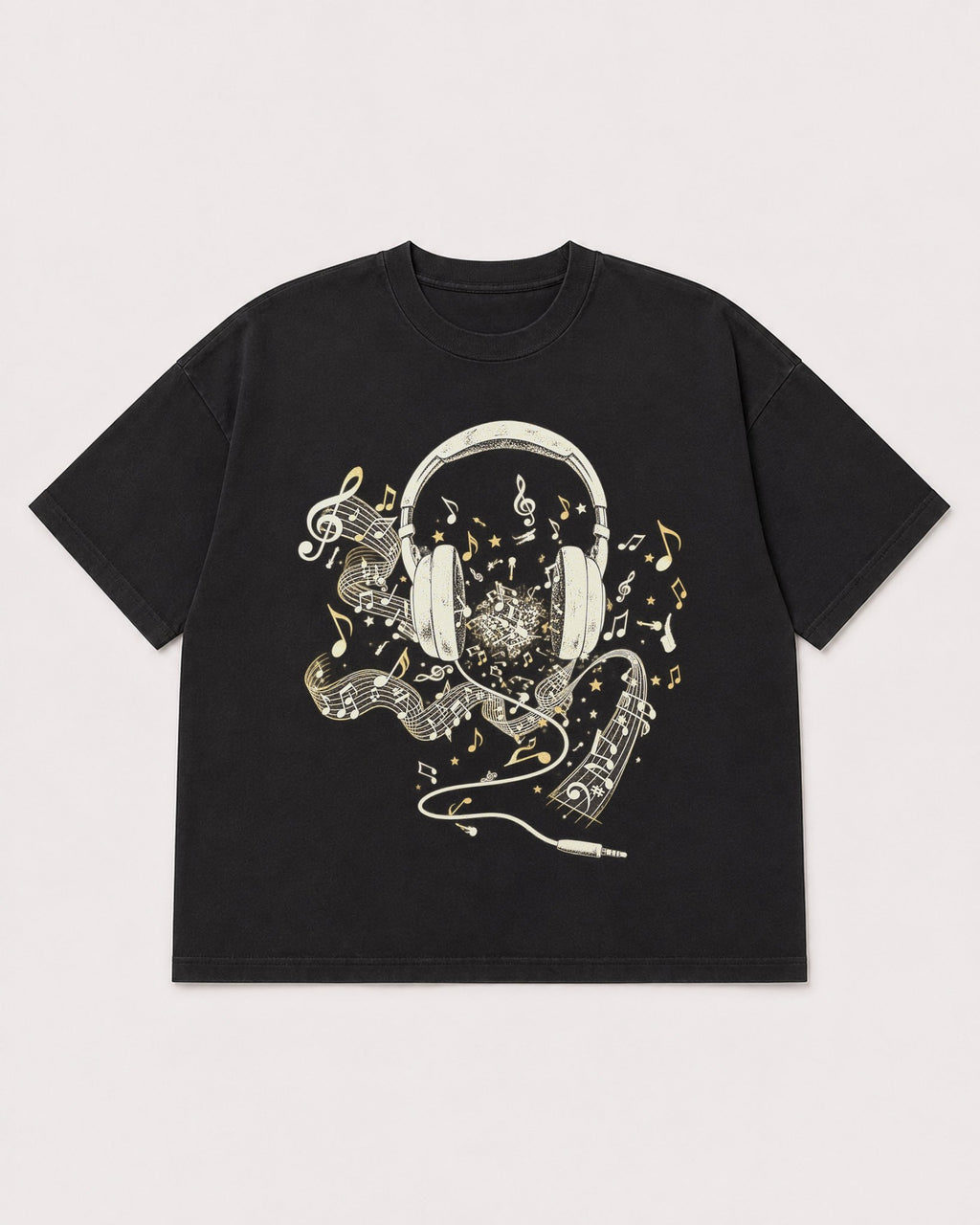 Mockup Boxy Heavyweight Tee Black product
