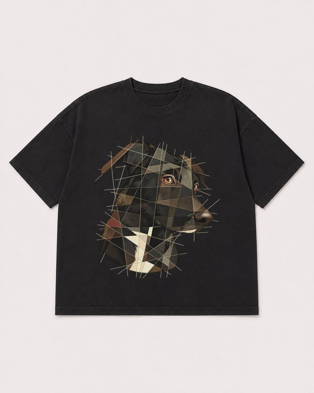 Mockup Boxy Heavyweight Tee Black product