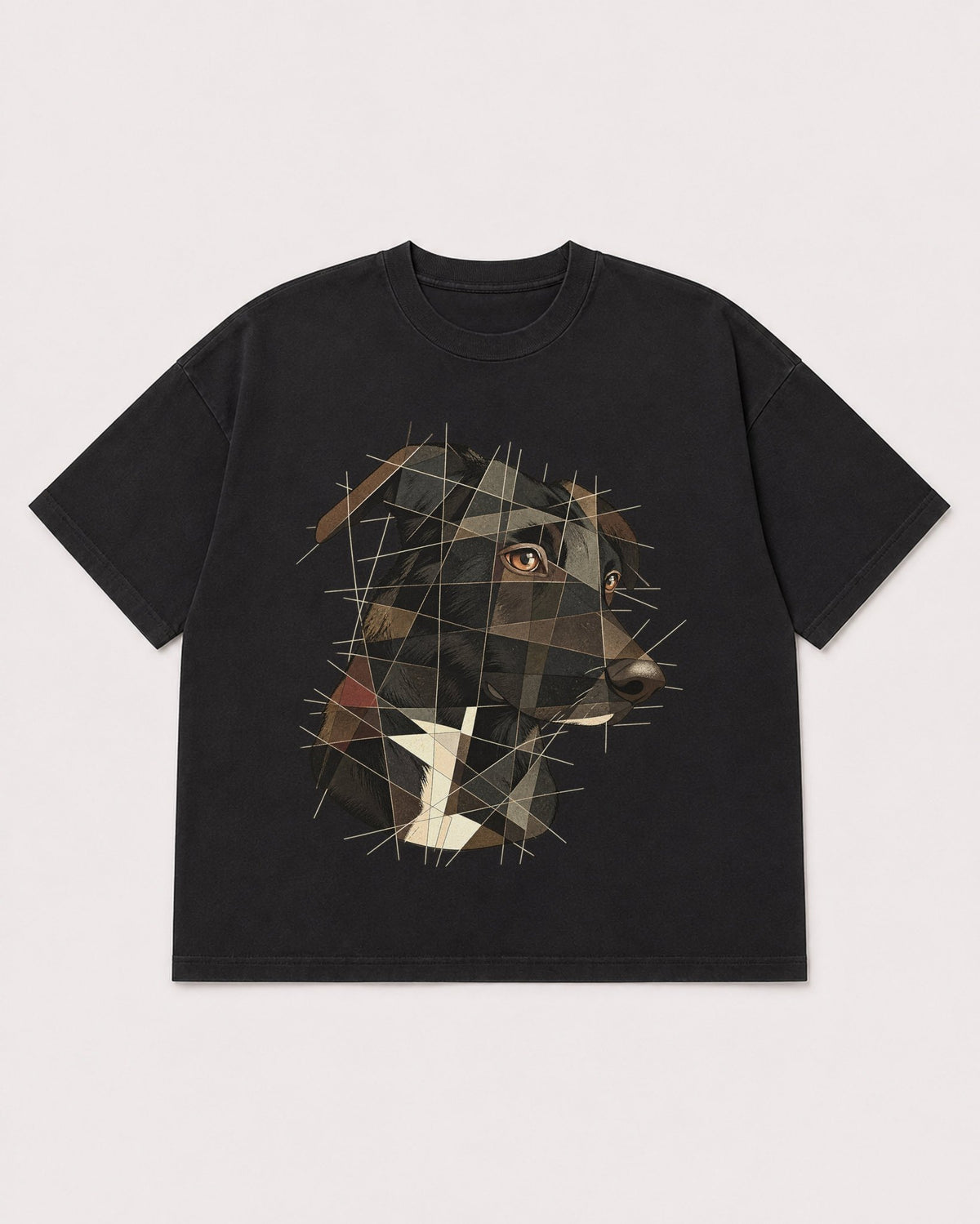 Mockup Boxy Heavyweight Tee Black product